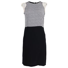 Stella Mc Cartney Stella McCartney besticktes Kleid aus schwarzer Viskose Schwarz
