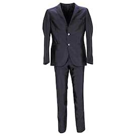 Hugo Boss-Boss Hugo Boss Tailored Suit in Navy Blue Polyester-Blue,Navy blue