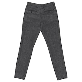 Saint Laurent-Saint Laurent Trousers in Grey Laine-Black