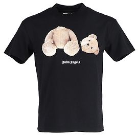 Camiseta con estampado de osos Palm Angels en algodón negro Otro