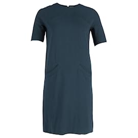 Balenciaga-balenciaga 60s Mini Dress in Green Acetate-Green