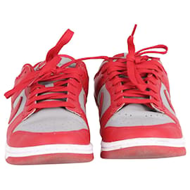 Nike-Nike Dunk Low UNLV Sneakers aus grauem Leder-Grau