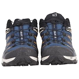 Autre Marque-Salomon X ULTRA 3 GORE-TEX Hiking Shoes in Navy Blue Synthetic-Blue,Navy blue