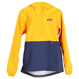 Autre Marque-Patagonia Torrentshell 3L Pullover in Yellow Nylon-Yellow