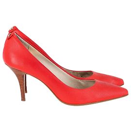 Michael Michael Kors Escarpins en Cuir Rouge Rouge