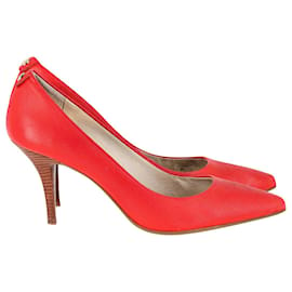 Michael Kors-Michael Michael Kors Pumps in Red Leather-Red