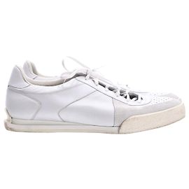 Sneakers basse Givenchy in pelle bianca Bianco