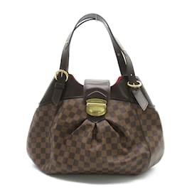 Louis Vuitton-Damier Ebene Sistina GM N41540-Brown