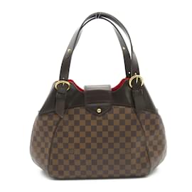 Louis Vuitton-Damier Ebene Sistina GM N41540-Brown