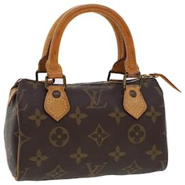 Louis Vuitton-LOUIS VUITTON Monogramm Mini Speedy Handtasche M.41534 LV Auth 44219-Monogramm