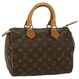 Louis Vuitton-Louis Vuitton Monogram Speedy 25 Hand Bag M41528 LV Auth 43425-Monogram