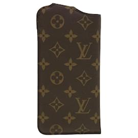 Louis Vuitton-LOUIS VUITTON Monogram Etui Lunette MM Brillenetui M66544 LV Auth am4472-Monogramm