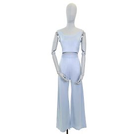 Alaïa Pantaloni ALAIA FR 40 SINTETICO Blu
