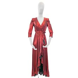 Autre Marque-RETROFETE Robes International XS Polyester-Rouge