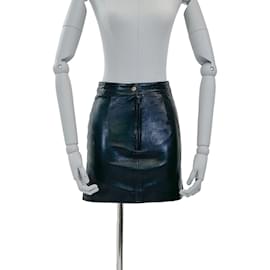 Autre Marque-NON SIGNE / UNSIGNED  Skirts FR 36 Leather-Black