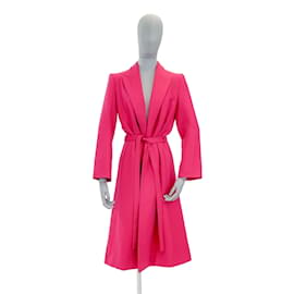Yves Saint Laurent-YVES SAINT LAURENT  Coats FR 38 WOOL-Pink