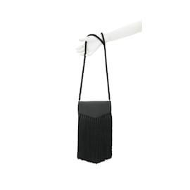 Yves Saint Laurent-YVES SAINT LAURENT Handtaschen aus Baumwolle-Schwarz