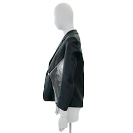 Yves Saint Laurent-YVES SAINT LAURENT Vestes FR 38 Wool-Noir