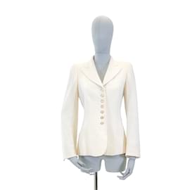 ESCADA  Jackets FR 36 WOOL White