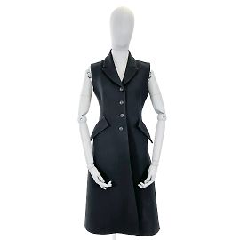 DIOR Kleider FR 38 Wolle Schwarz