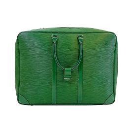 LOUIS VUITTON Reisetaschen Leder Grün