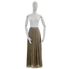Autre Marque-NON SIGNE / UNSIGNED  Skirts International L Polyester-Khaki