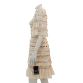Needle & Thread-NEEDLE & THREAD Robes FR 34 polyestyer-Beige