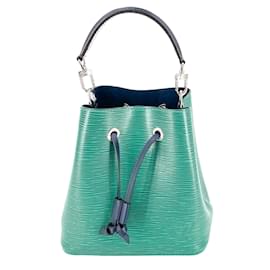 Louis Vuitton-NéoNoé BB Epi Leather Bucket Bag Green-Green