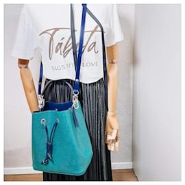 Louis Vuitton-NéoNoé BB Epi Leather Bucket Bag Green-Green