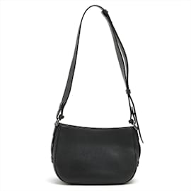 Dior-Saddle Soft Bag Black Grained Leather-Black