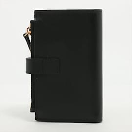 Versace-Black leather wallet-Black