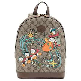 Gucci-Disney x Gucci Donald Duck Backpack-Brown