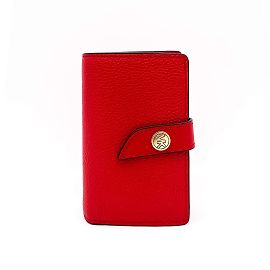 Michael Kors Envelope Wallet in Red Leather Red