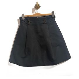 Chloé Jupes CHLOE T.FR 38 Coton Noir