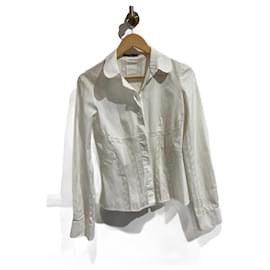 Alexander Mcqueen-ALEXANDER MCQUEEN  Tops T.IT 40 cotton-White