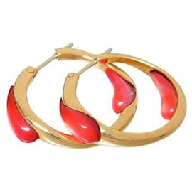 Autre Marque-***Mattioli Gold Hoop Earrings-Multiple colors