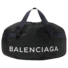 Balenciaga-***Borsa da viaggio Balenciaga-Nero,Blu navy