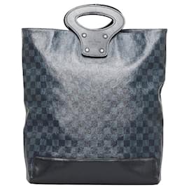 Louis Vuitton-Damier Cobalt Nord Sud Tote N51100-Noir