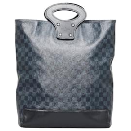 Louis Vuitton-Bolso tote N de Damier Cobalt North South51100-Negro