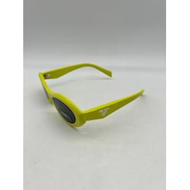 Prada-Óculos de sol PRADA T.  plástico-Amarelo