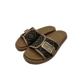 FENDI  Sandals T.EU 38 Leather Brown