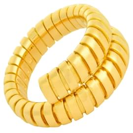 Bulgari-***Bvlgari Gold Tubogas Ring-Yellow