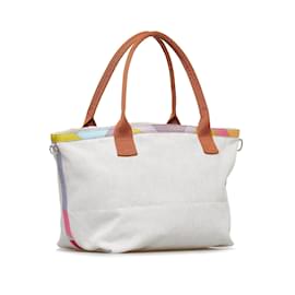 Hermès-Hermès White Toile Petit H So-Other