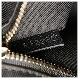 Louis Vuitton-Louis Vuitton Black Taigarama Outdoor Tote-Black,Grey