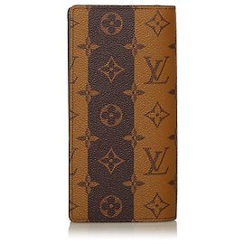 Louis Vuitton Cartera Louis Vuitton x Nigo Monogram Stripes Brazza en marrón Castaño
