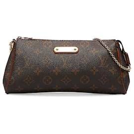 Louis Vuitton-Louis Vuitton Brown Monogram Eva-Brown