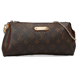 Louis Vuitton-Louis Vuitton Brown Monogram Eva-Brown