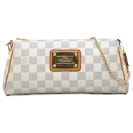 Louis Vuitton-Louis Vuitton White Damier Azur Eva-White
