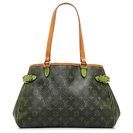 Louis Vuitton-Louis Vuitton Brown Monogram Batignolles Horizontal-Brown