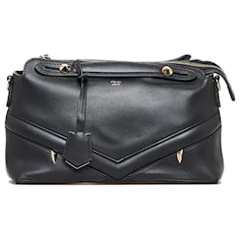 Fendi-Fendi Black Medium Monster By the Way-Black